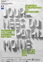 Journées européennes du patrimoine les 20 & 21 septembre 2014