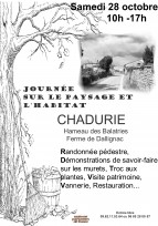 28 octobre : Patrimoine et Paysage aux Balatries, Chadurie en Charente