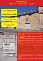 Samedi 20 mars, Patrimoine en danger, parcours commenté à MONDRAGON
