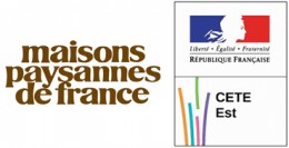 Logos de Maisons Paysannes de France et du CETE de l'Est