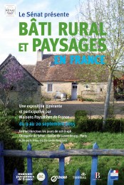 Affiche de l'exposition MPF "Bâti rural et paysages"