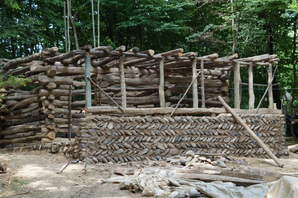 reconstruction d'une maison du Guilan