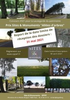 Lancement de l'édition 2021 - Prix Sites & Monuments "Allées d'arbres" et "Second œuvre"